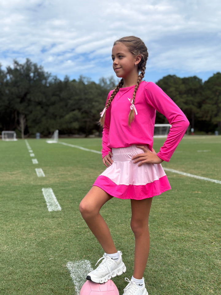 Amber Skort - Cotton Candy Pink, Power Pink