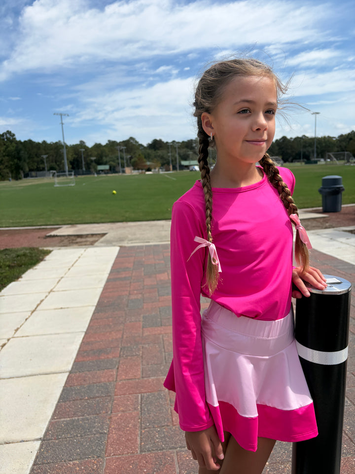 Amber Skort - Cotton Candy Pink, Power Pink