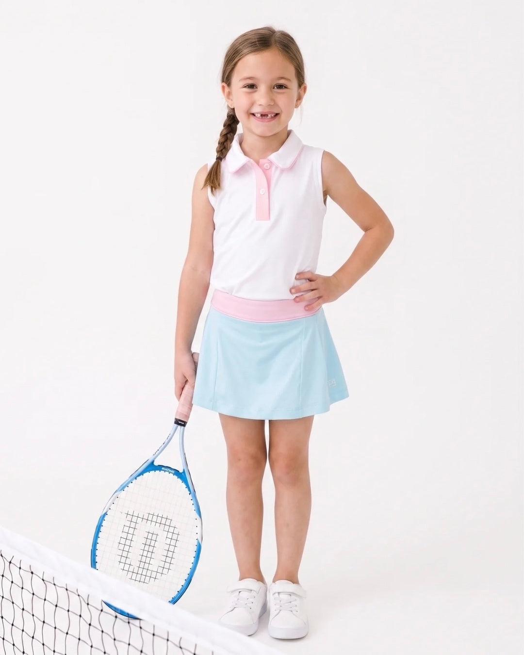 Sarah Skort -  Cotton Candy Blue, Cotton Candy Pink