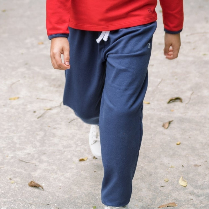 Mason Pant - Nantucket Navy, Pure Coconut.