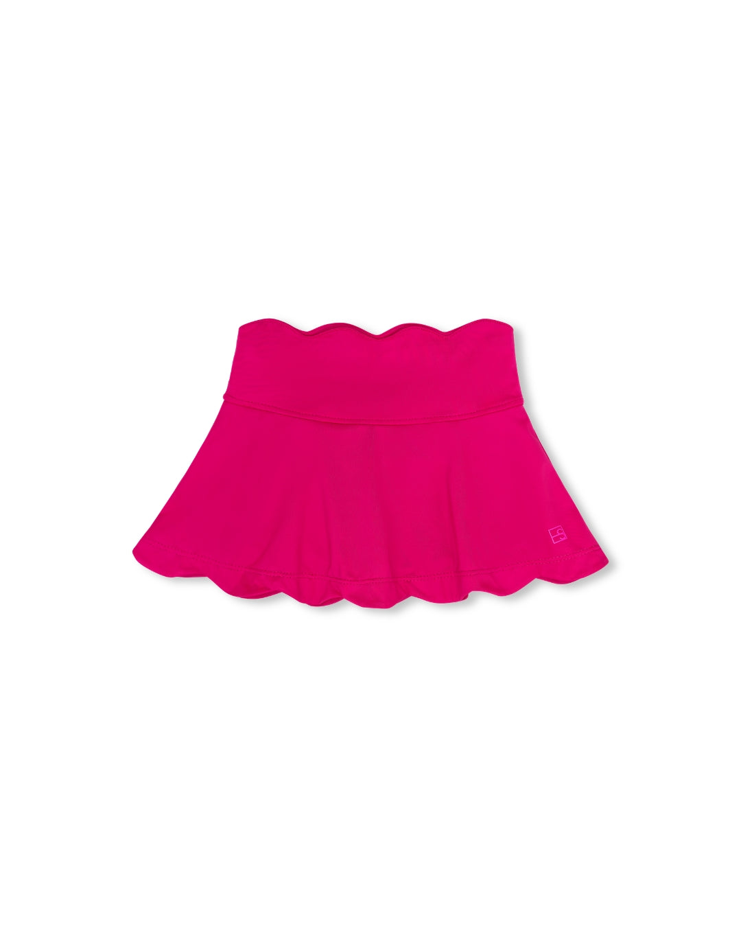 Zoe Scallop Skort -  Power Pink
