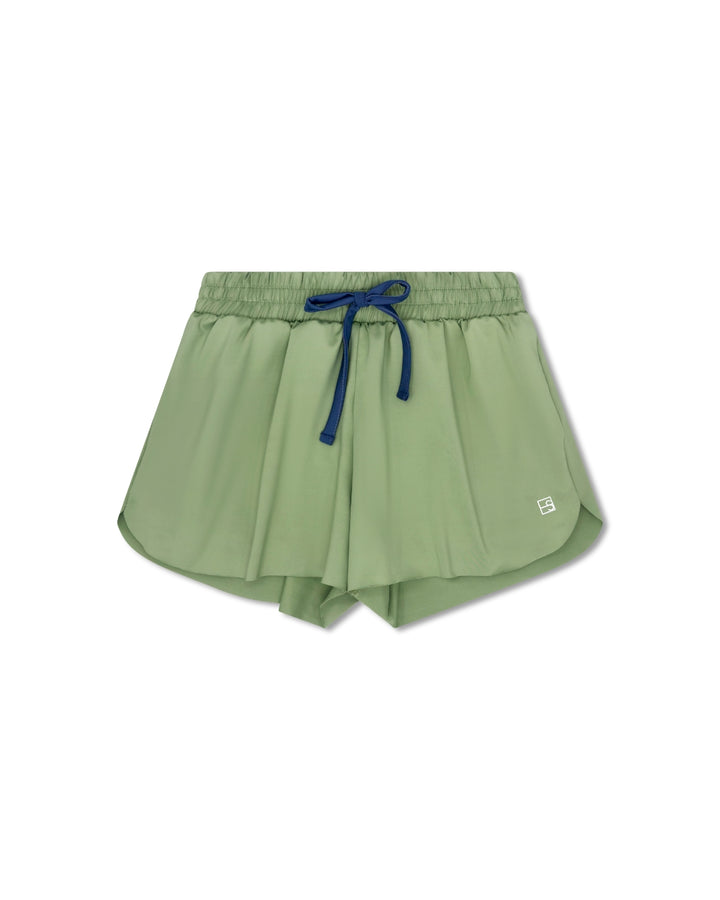 Tatum Short - Pistachio Green, Baton Rouge Blue