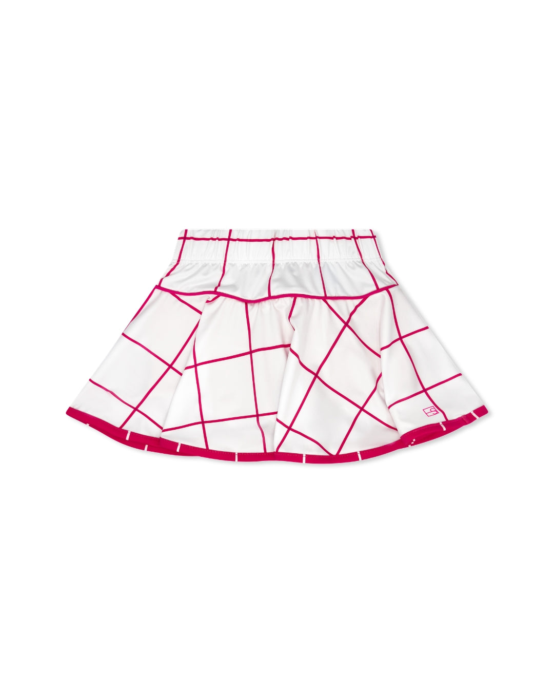Quinn Skort - Power Pink Windowpane