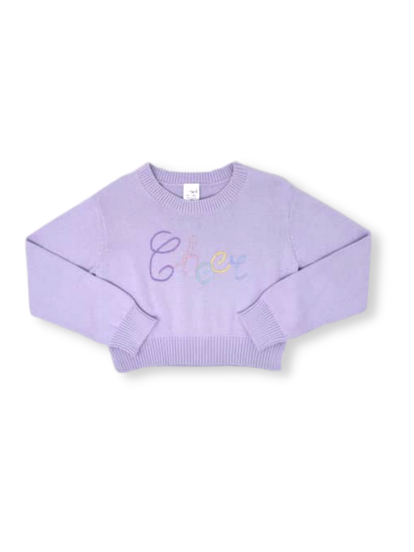 Stella Sweater - Purple/Cheer