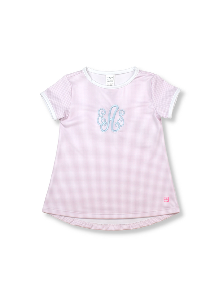 Bridget Basic T - PinkMG/White