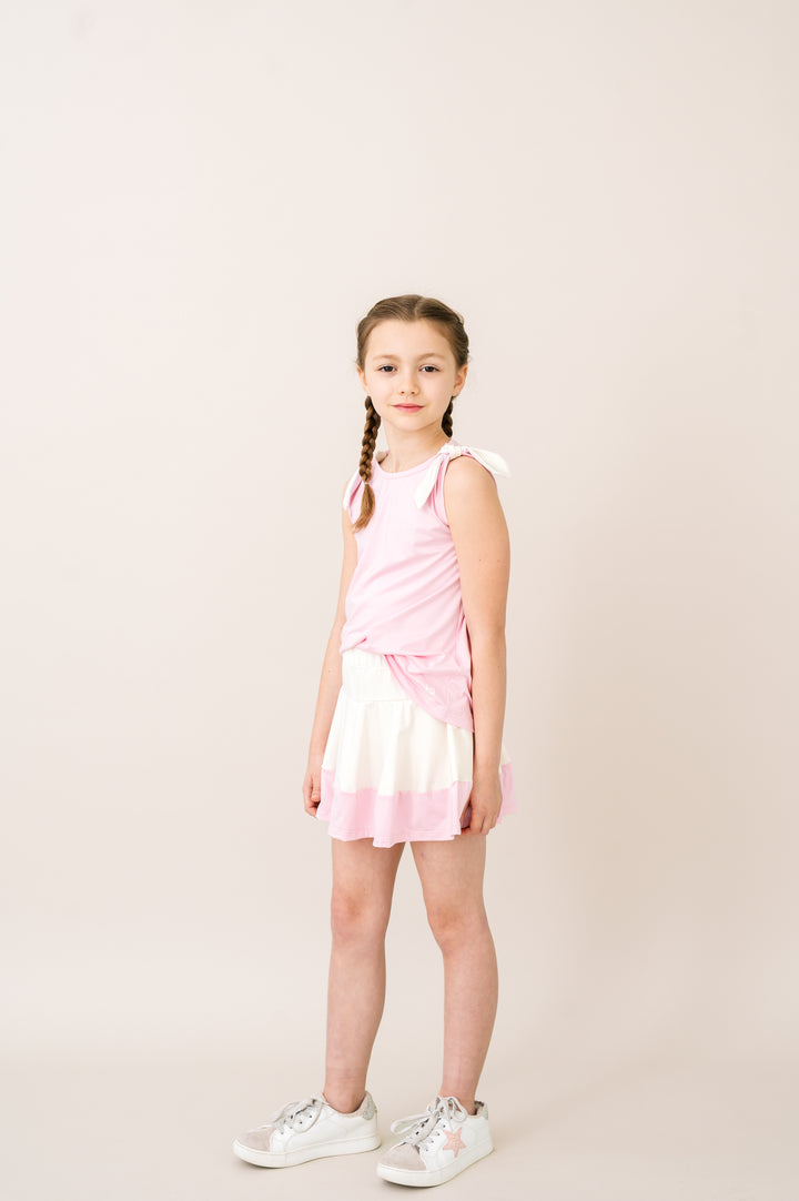 Jessica Tank - Cotton Candy Pink, Sunshine Yellow Ministripe