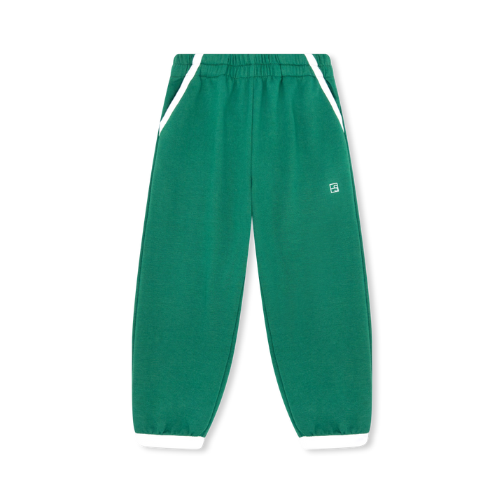 Beloved Banded Pant - Augusta Green, Pure Coconut