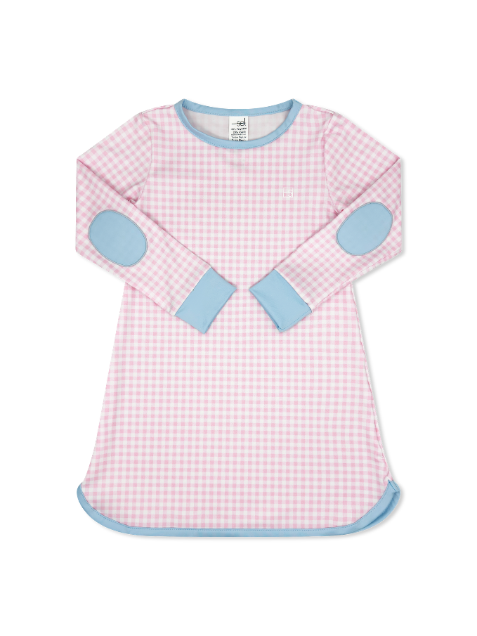 Set Athletics Tinsley Tennis Dress Long Sleeve - Cotton Candy Pink Check, Cotton Candy Blue CCP / 13-14y Set Athleisure Set Athletics Tinsley Tennis Dress Long Sleeve - Cotton Candy Pink Check, Cotton Candy Blue CCP / 13-14y Set Athleisure