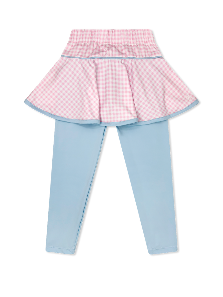 Mallory Legging Set - Cotton Candy Blue, Cotton Candy Pink Check