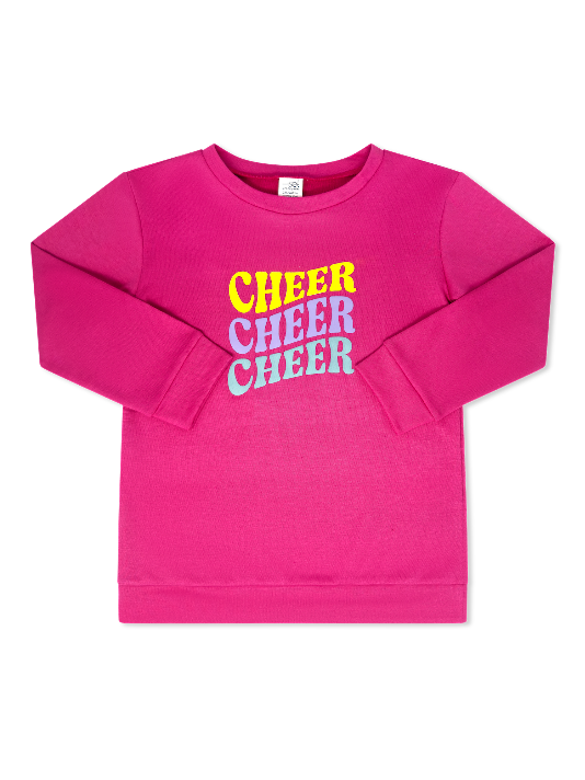 Emma Sweatshirt - Strawberry Pink, Cheer