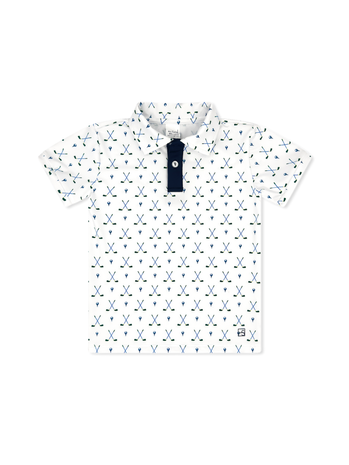 Parker Polo - Fairway Finder, Nantucket Navy