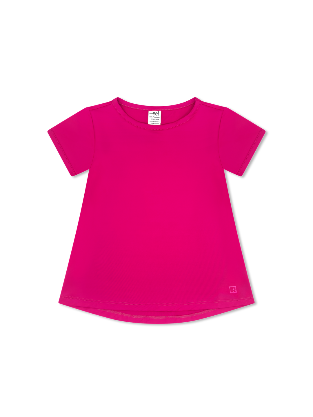 Bridget Basic Tee -  Power Pink