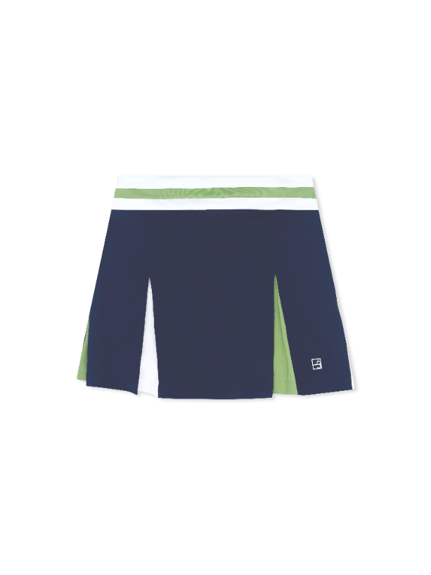 Courtney Skort - Nantucket Navy, Pistachio Green, Pure Coconut