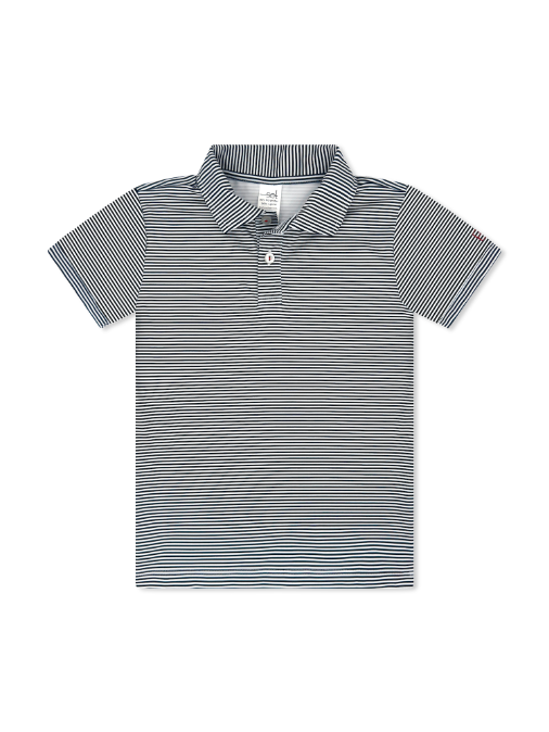 Parker Polo -  Nantucket Navy Ministripe