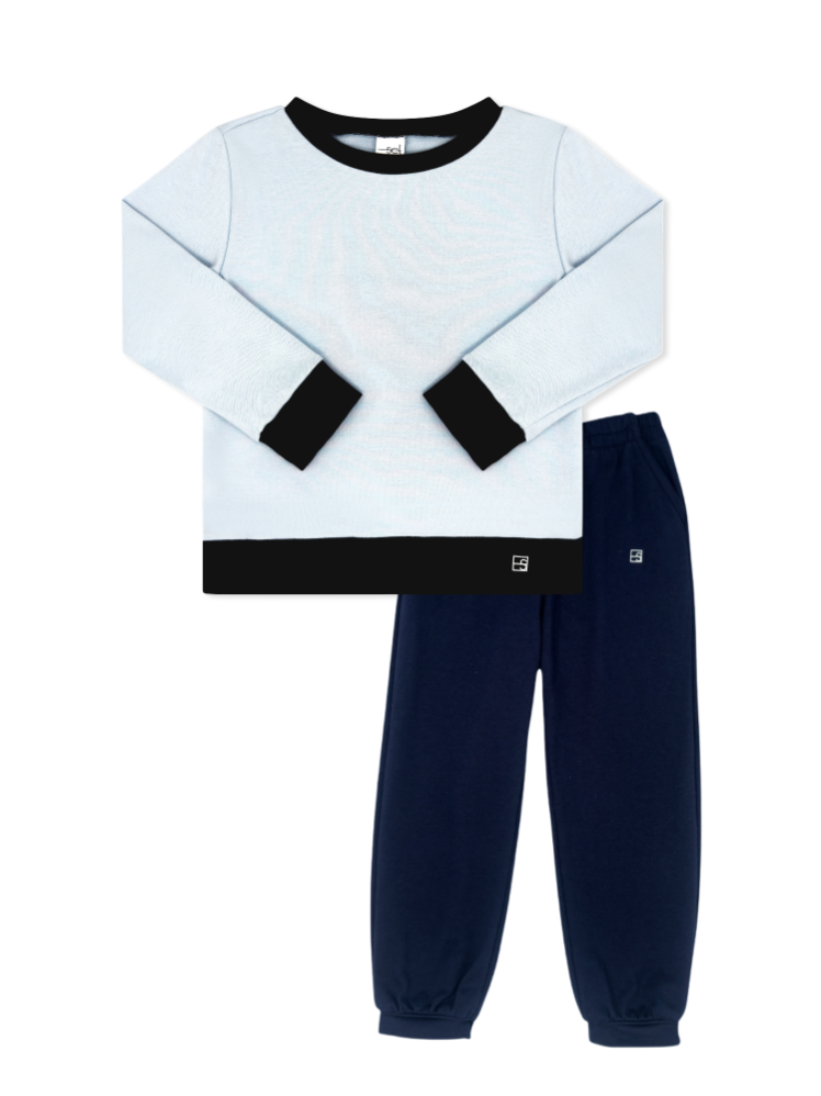 River Jogger Set - Hudson Bay Navy, Ice Blue