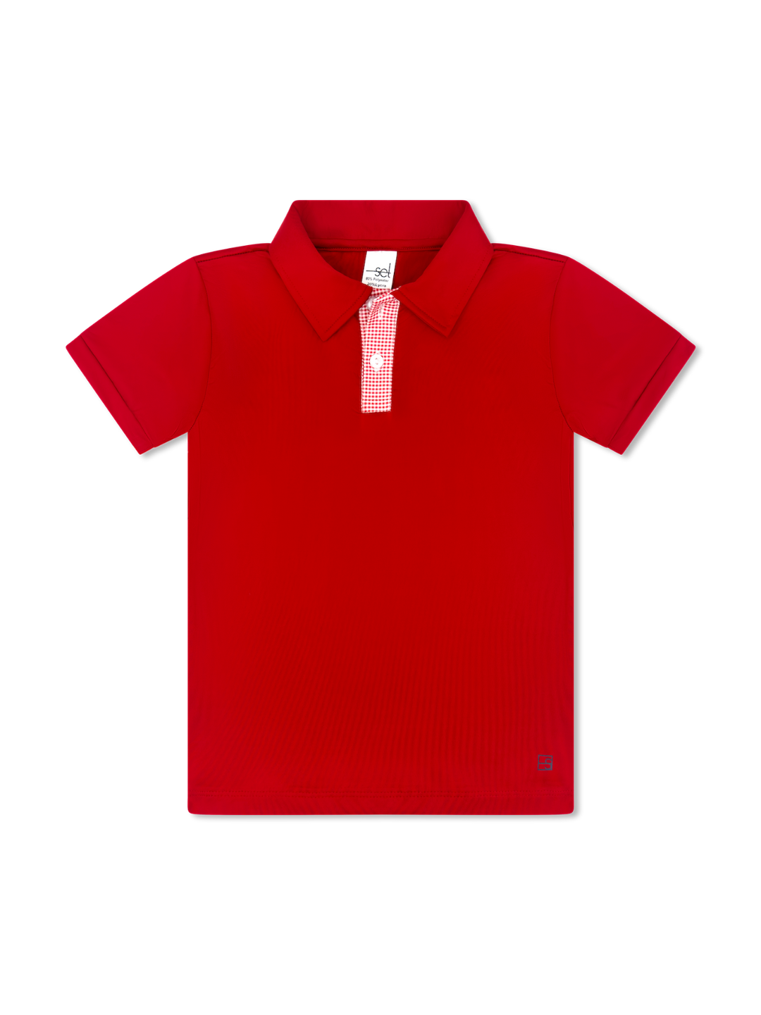 Parker Polo - Candy Apple Red, Candy Apple Red Minigingham.