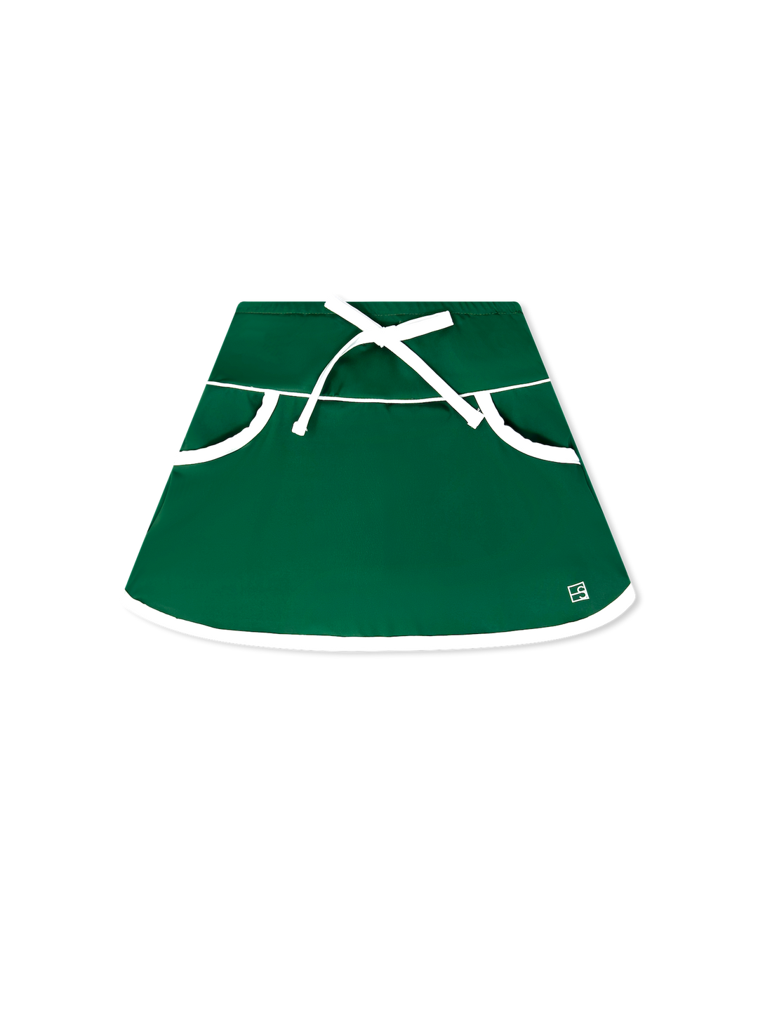 Tiffany Tennis Skort - Augusta Green, Pure Coconut