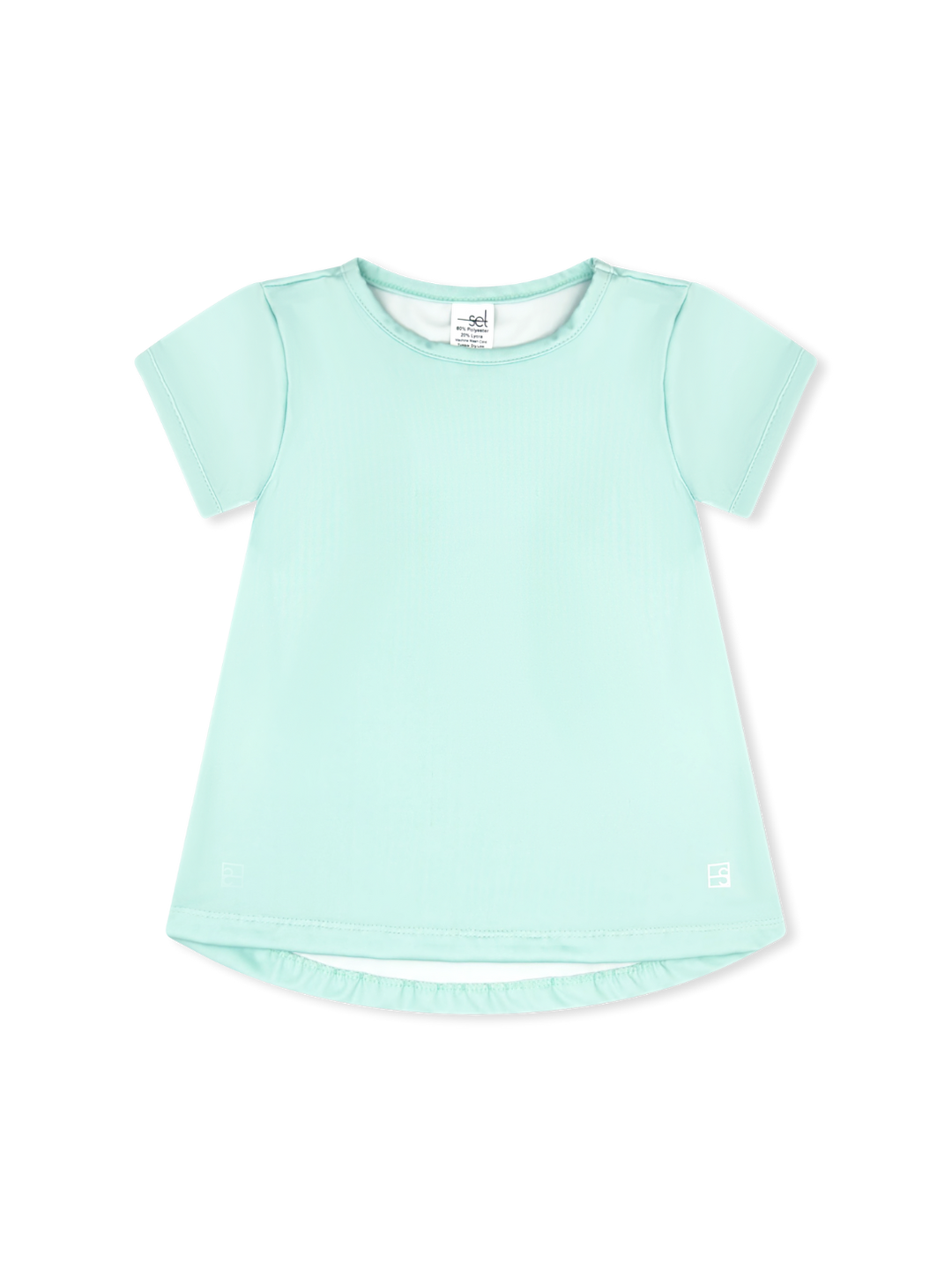 Bridget Basic Tee - Cool Mint