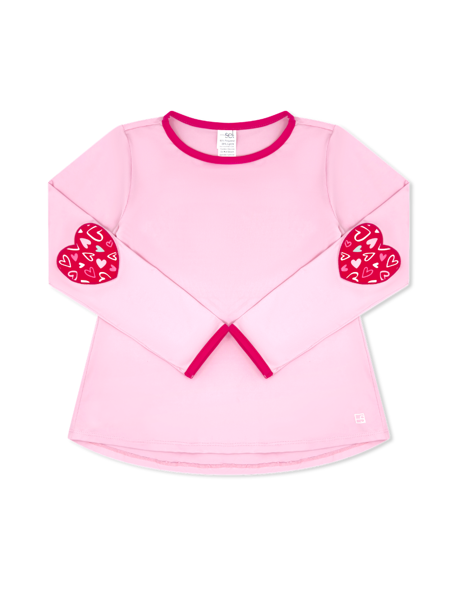 Kylie T Long Sleeve - Cotton Candy Pink, Pinky Promise, Power Pink