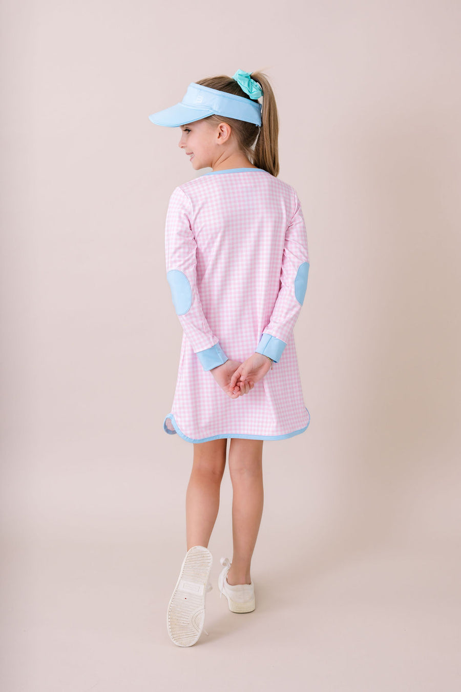 Tinsley Tennis Dress- Cotton Candy Pink Check 13-14 Tinsley Tennis Dress- Cotton Candy Pink Check 13-14