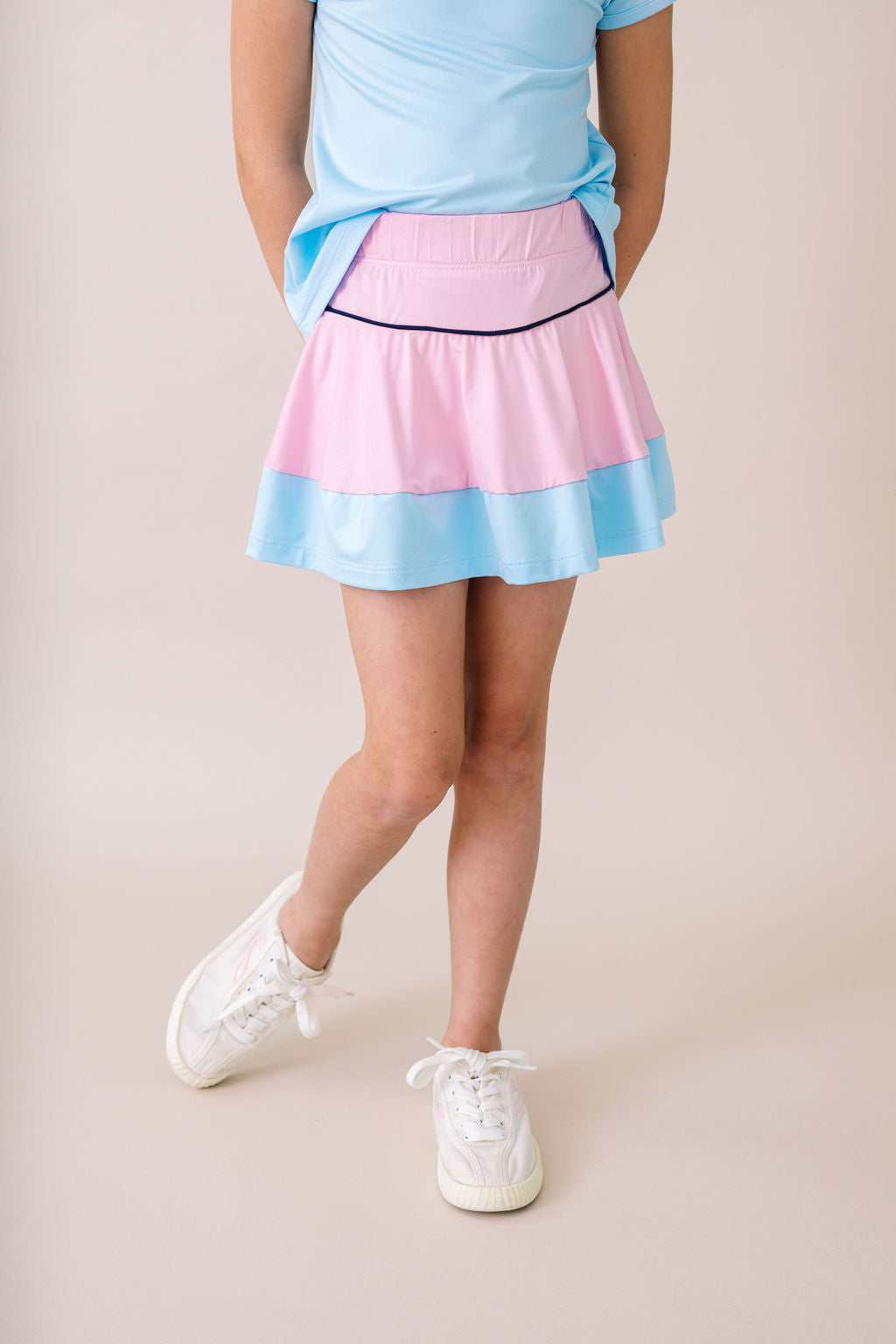 Amber Skort - Cotton Candy Pink, Cotton Candy Blue, Nantucket Navy