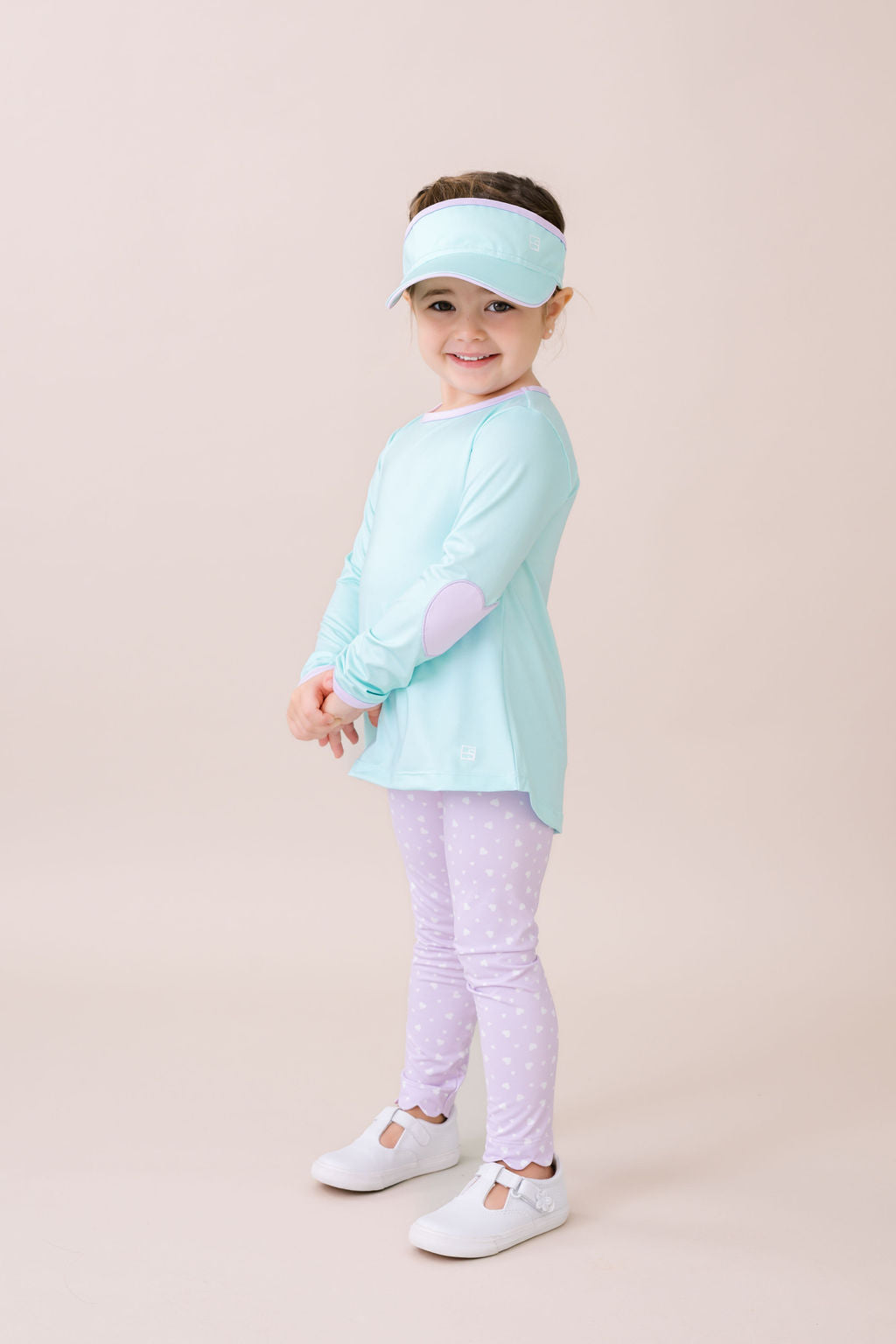 Sadie Scallop Legging - Be Mine