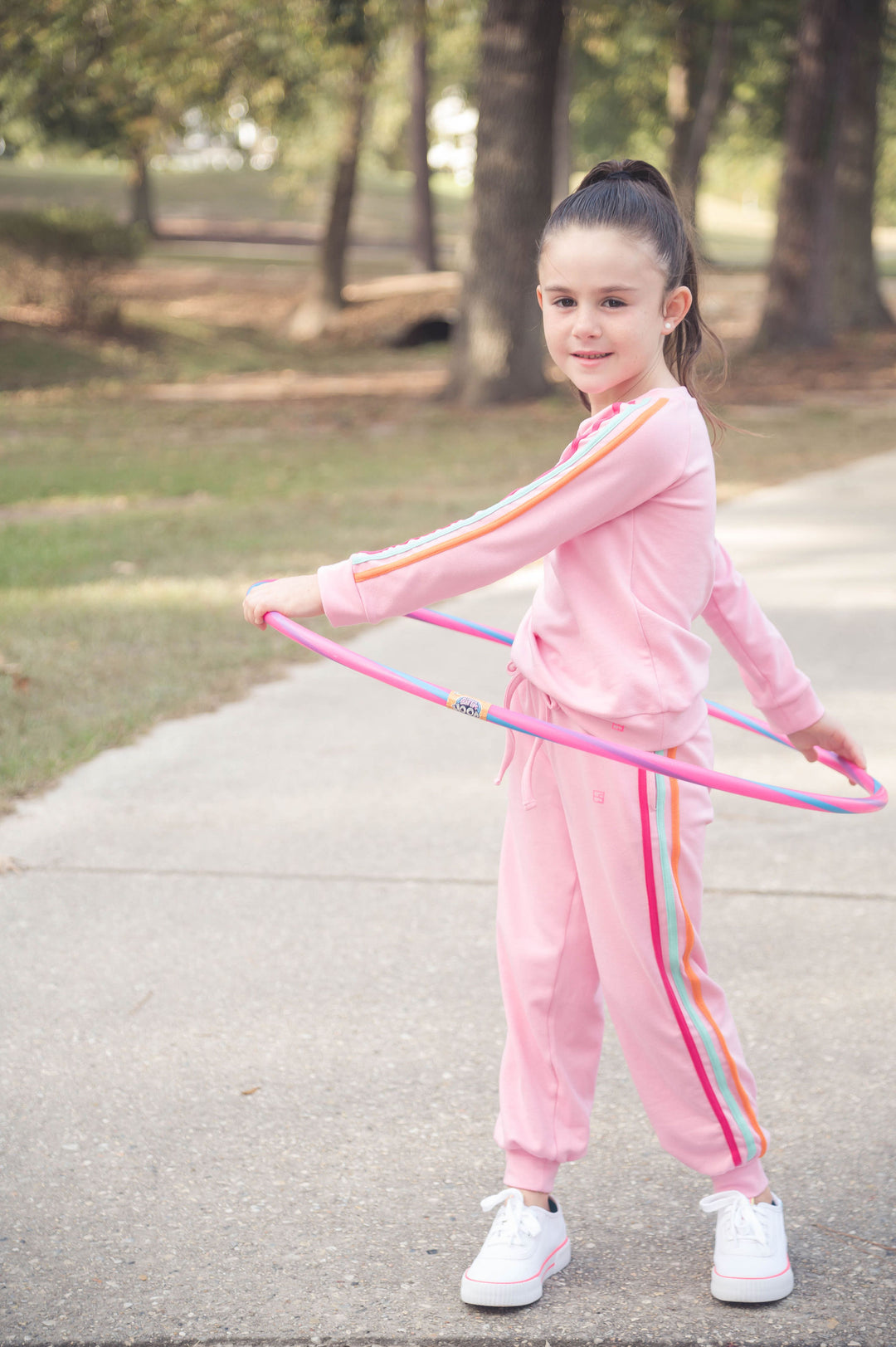 Savannah Jogger Set - Taffy Pink, Strawberry Pink