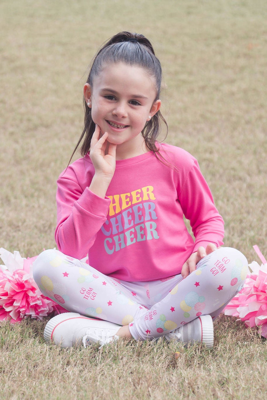 Emma Sweatshirt - Strawberry Pink, Cheer