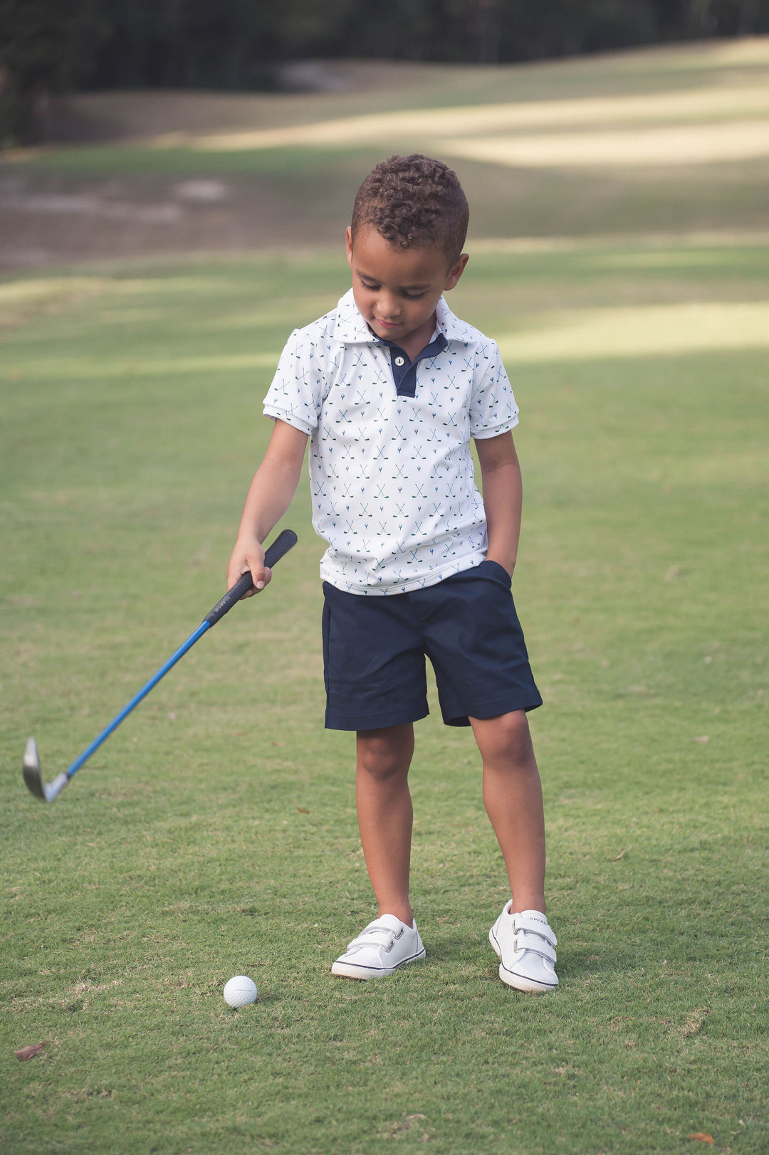 Parker Polo - Fairway Finder, Nantucket Navy