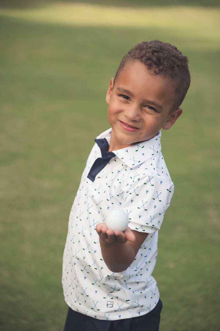 Parker Polo - Fairway Finder, Nantucket Navy