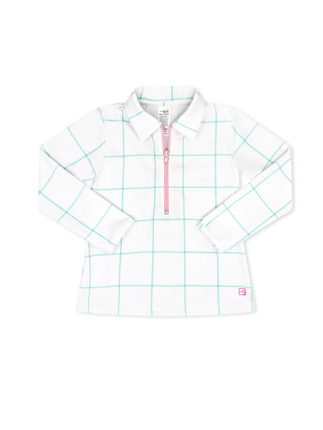 Heather Half Zip - Mint To Be, Cotton Candy Pink