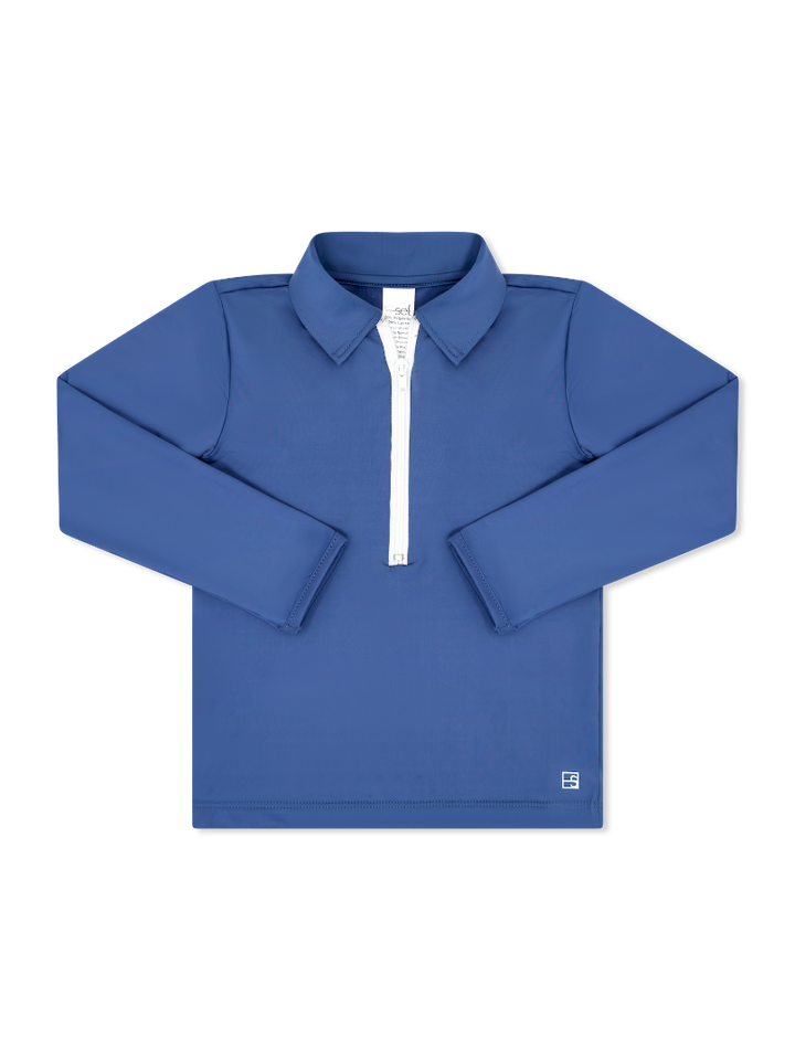 Henry Half Zip -  Baton Rouge Blue