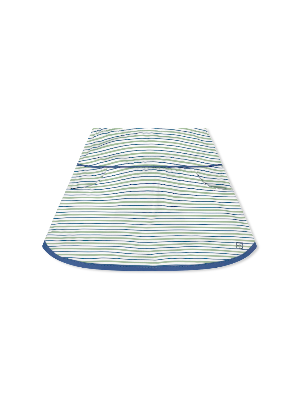Teagan Tennis Skort - Pistachio Green Stripe