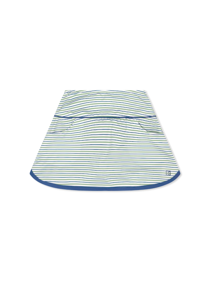 Teagan Tennis Skort - Pistachio Green Stripe