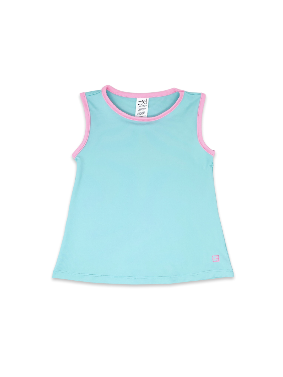 Tori Tank -  Totally Turquoise, Flamingo Pink