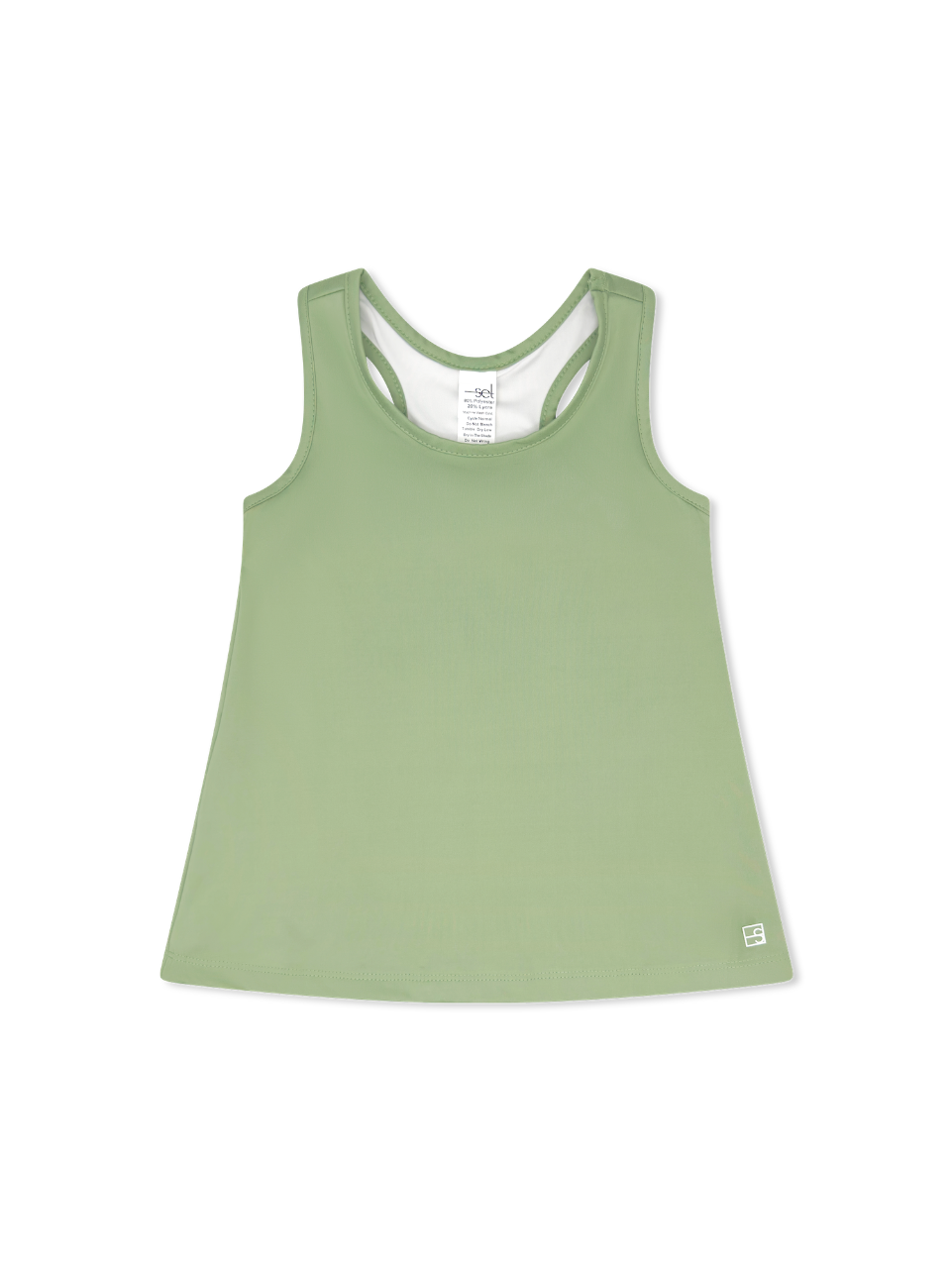 Rory Razorback Tank - Pistachio Green