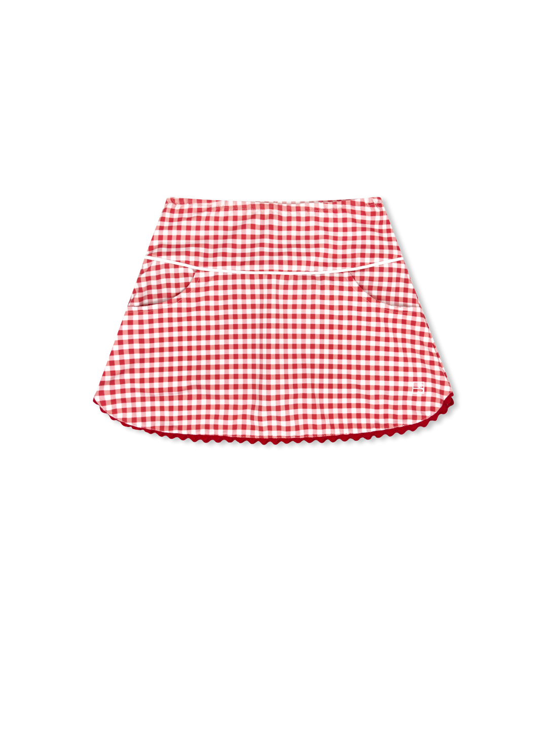 Teagan Tennis Skort - Candy Apple Red Minigingham