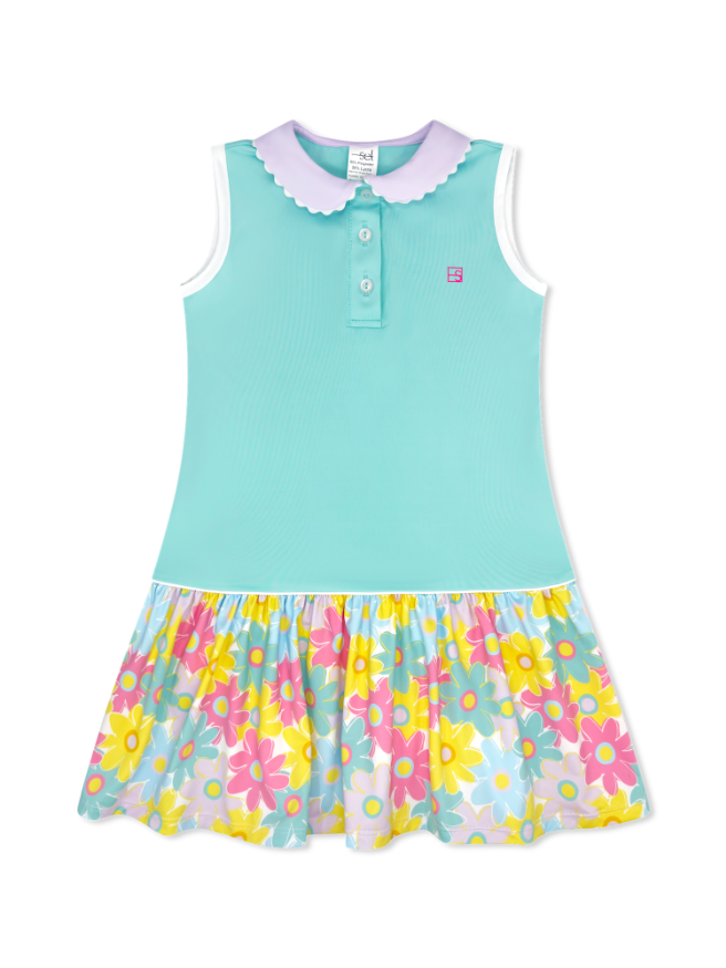 Darla Dropwaist - Totally Turquoise, Bloomtastic