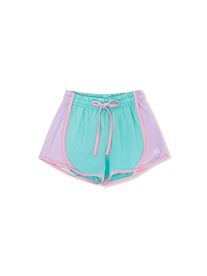 Elise Short - Totally Turquoise, Petal Purple, Cotton Candy Pink