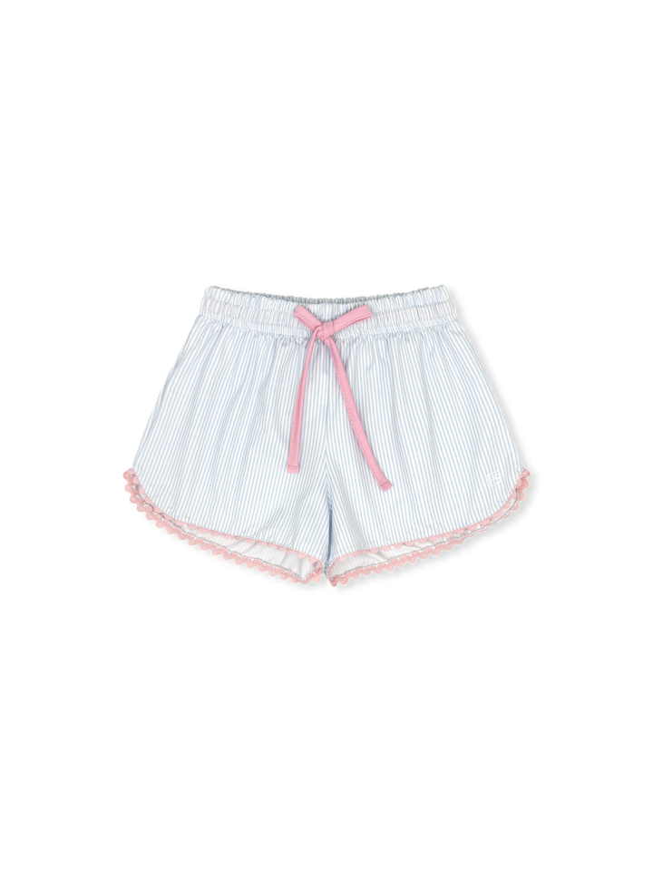 Emily Short - Cotton Candy Blue Ministripe,  Cotton Candy Pink