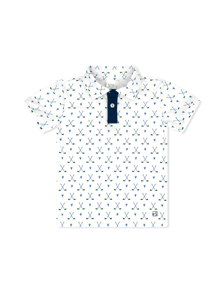 Parker Polo - Fairway Finder,  Nantucket Navy