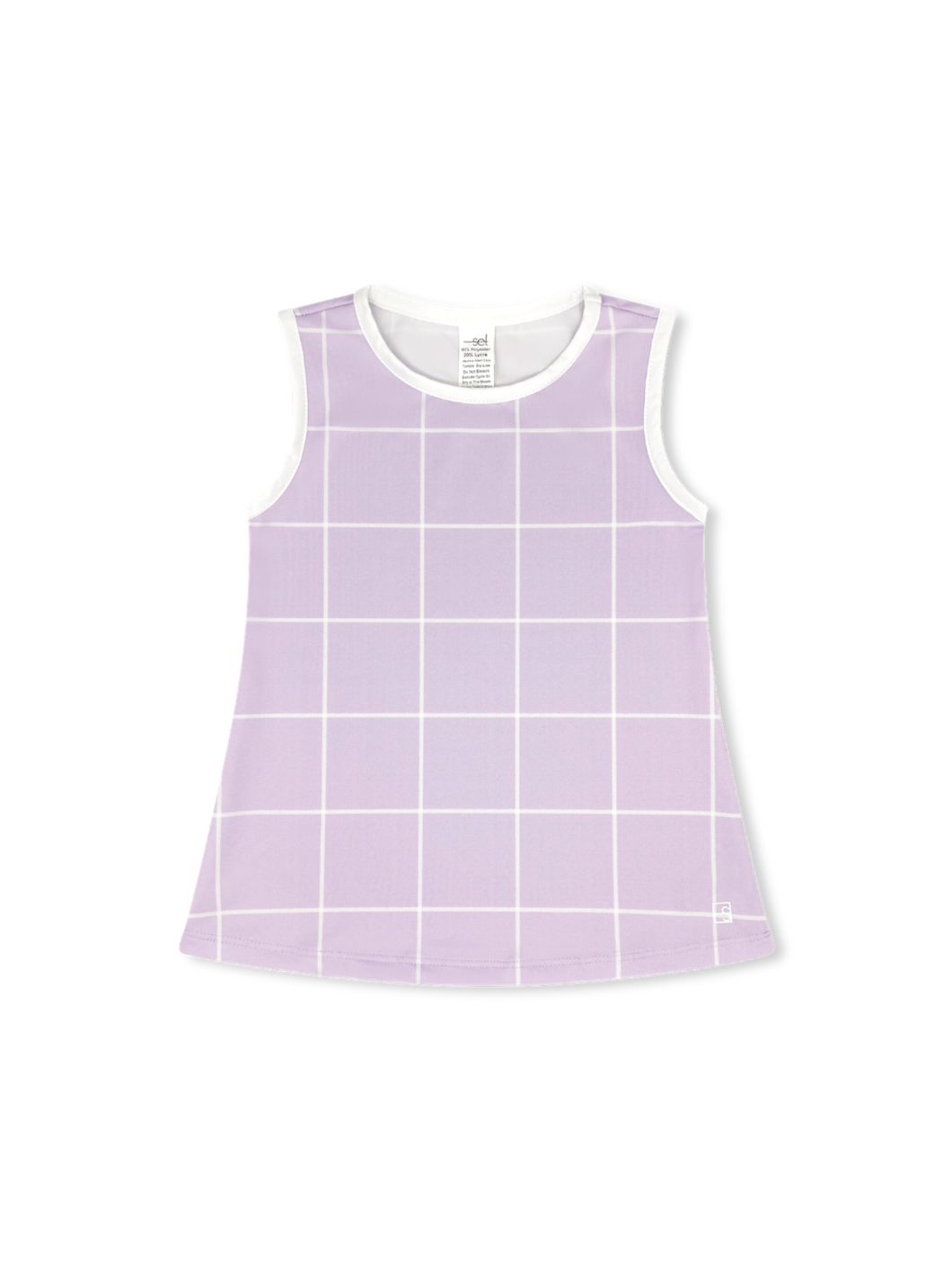 Tori Tank - Petal Purple Windowpane