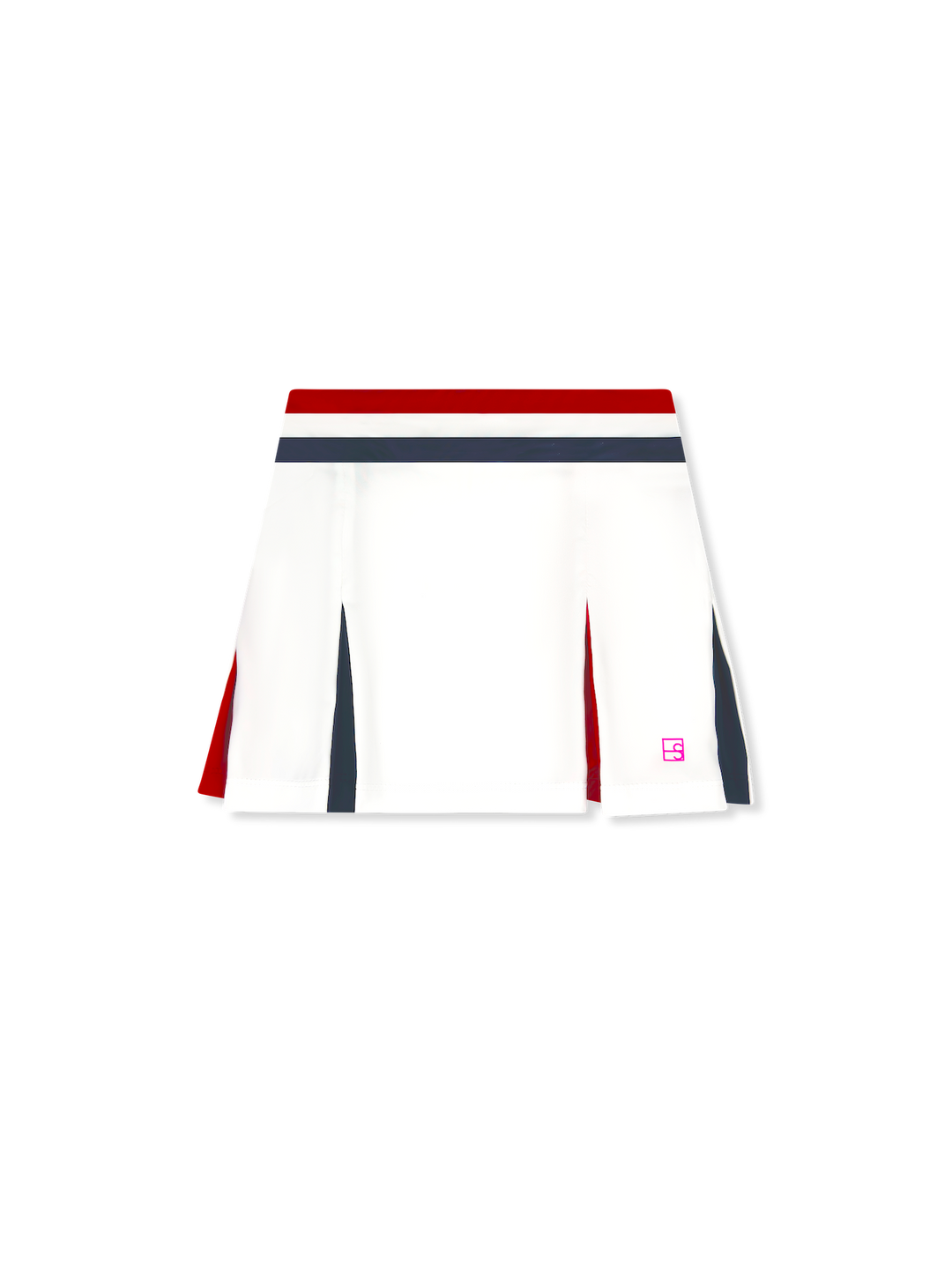 Courtney Skort -  Pure Coconut, Candy Apple Red, Nantucket Navy