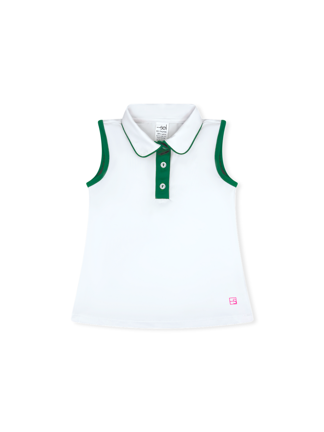 Gabby Tank -  Pure Coconut, Augusta Green