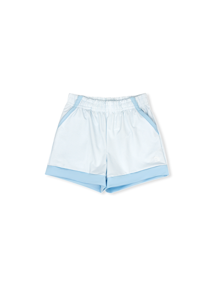 Graham Short -  Cotton Candy Blue Minigingham, Cotton Candy Blue