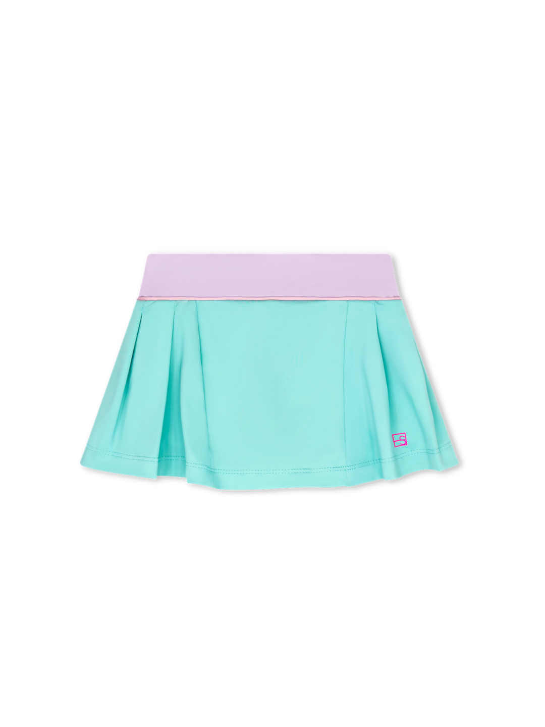 Sarah Skort -  Totally Turquoise, Petal Purple
