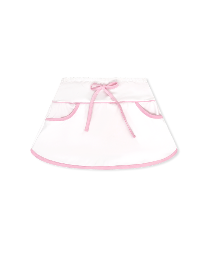 Tiffany Skort -  Pure Coconut, Cotton Candy Pink