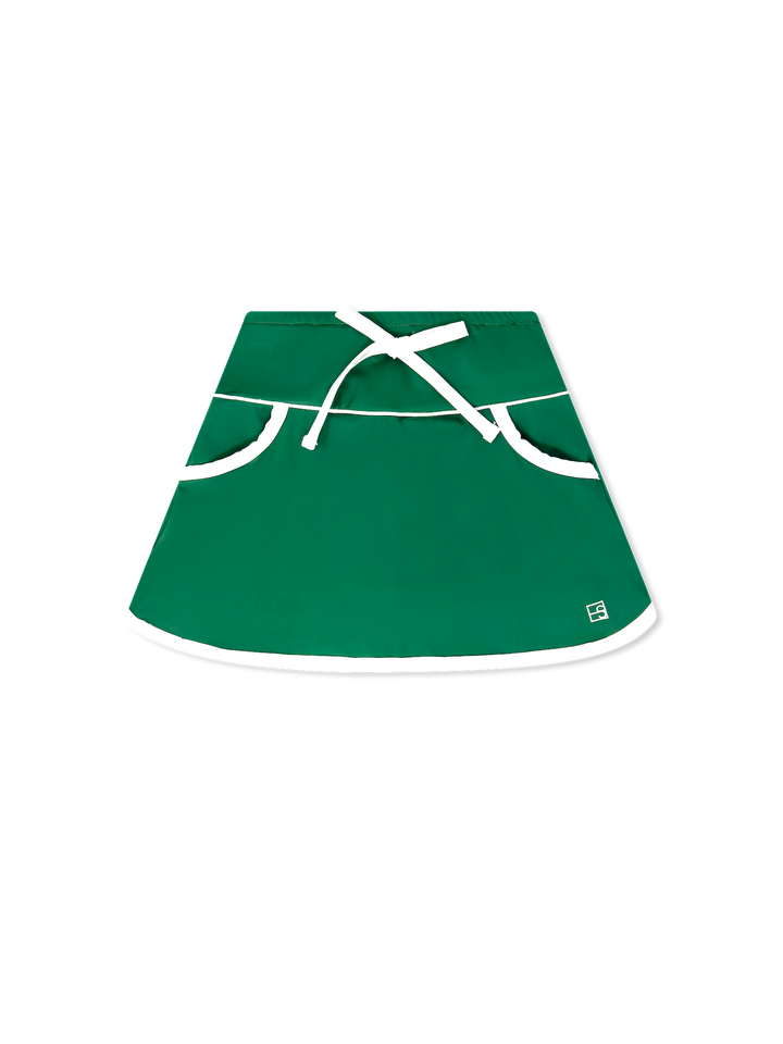 Tiffany Tennis Skort -  Augusta Green, Pure Coconut