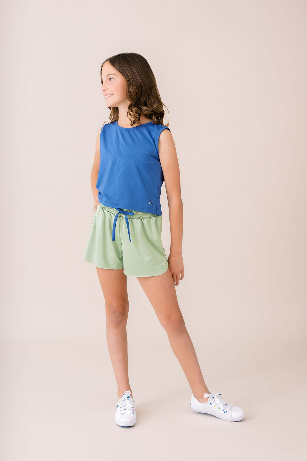 Ii Rise Batoon Maggie Mid-Rise Tank - Baton Rouge Blue – Set Athletics