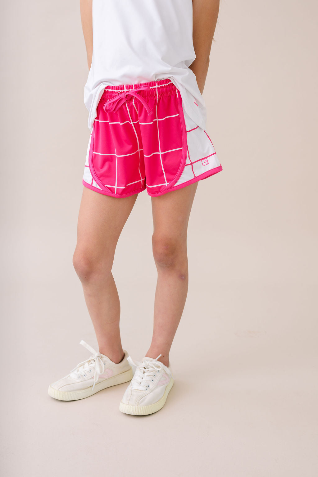 Elise Short - Power Pink Windowpane